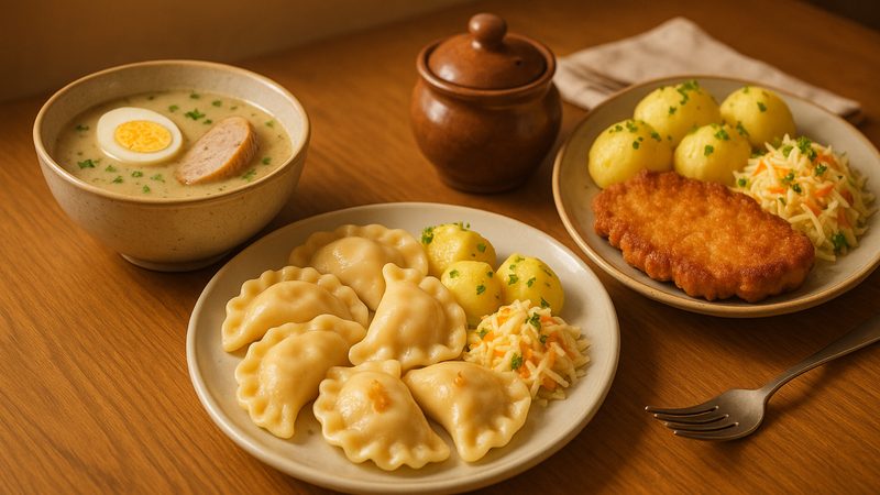 Potrawa tradycyjna (pierogi, żurek, schabowy itd.)